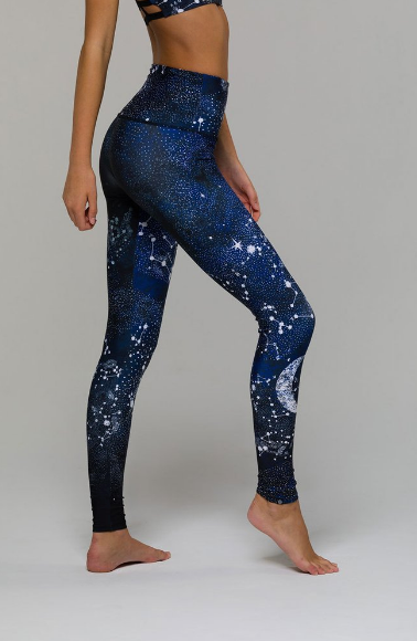 Image Title Onzie High Rise Graphic Legging - Constellation